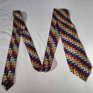 Paul Fredrick Rainbow Colored Tie
